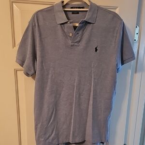 Polo by Ralph Lauren Men's Light Blue Polo Shirt